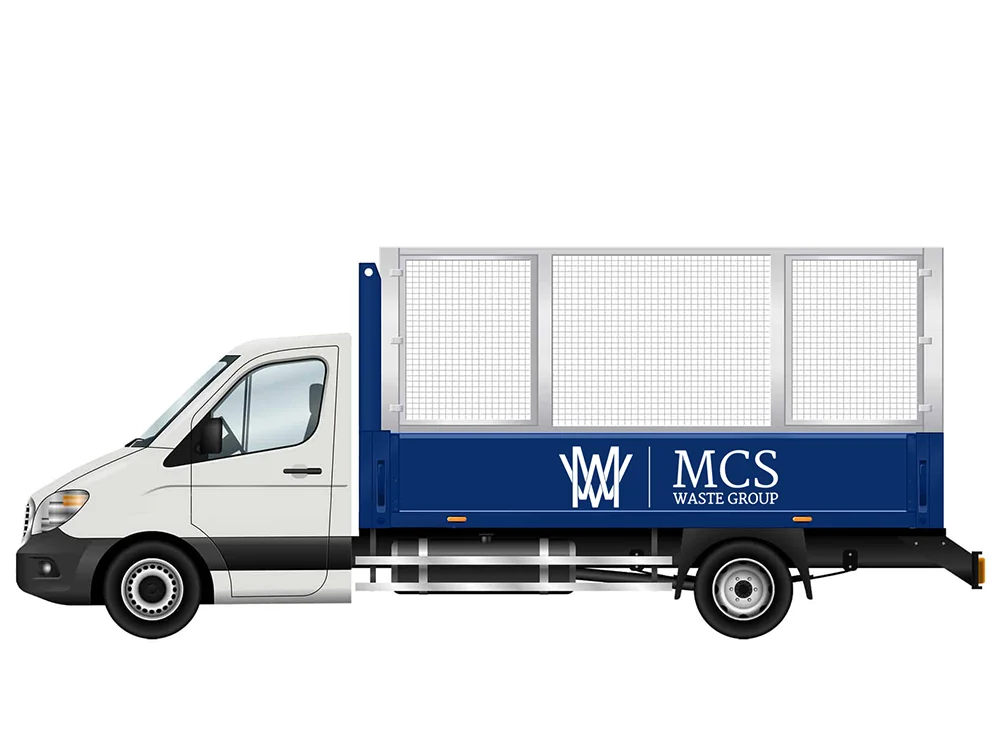 MCS cage van for rubbish removal